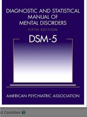 DSM-5 Diagnostic and Statistical Manual of Mental Disorders